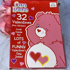 CARE BEARS 2004 American Greetings Care Bears Box of 32 Valentines plus